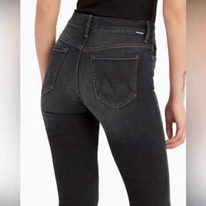 Mother High Waisted Looker Skinny Jeans - Blackbird Wash - 25